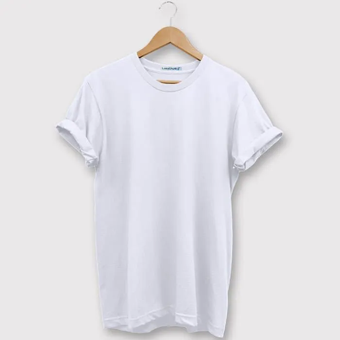 Round Neck Combo "White, Yellow & Black" Half sleeves t shirt . (Pack Of 3) by Lazychunks