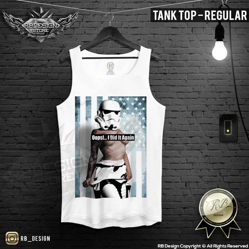 Sexy Naked Girl T-shirt Stormtrooper Graphic Tee MD164