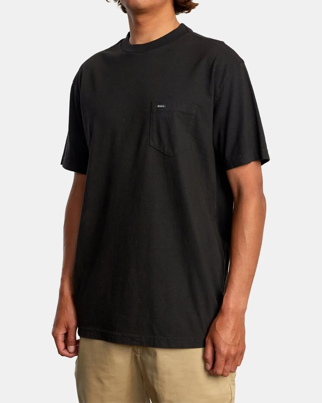 Solo Label Pigment Dye Tee - Black