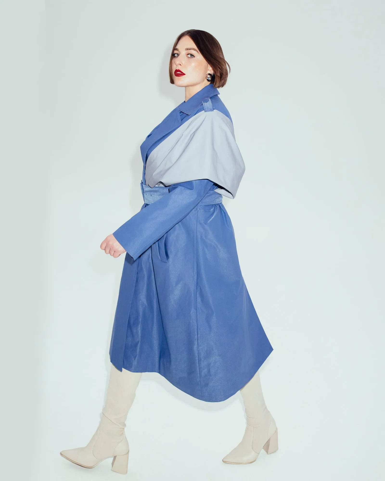 The Maya Trench Coat | Blue