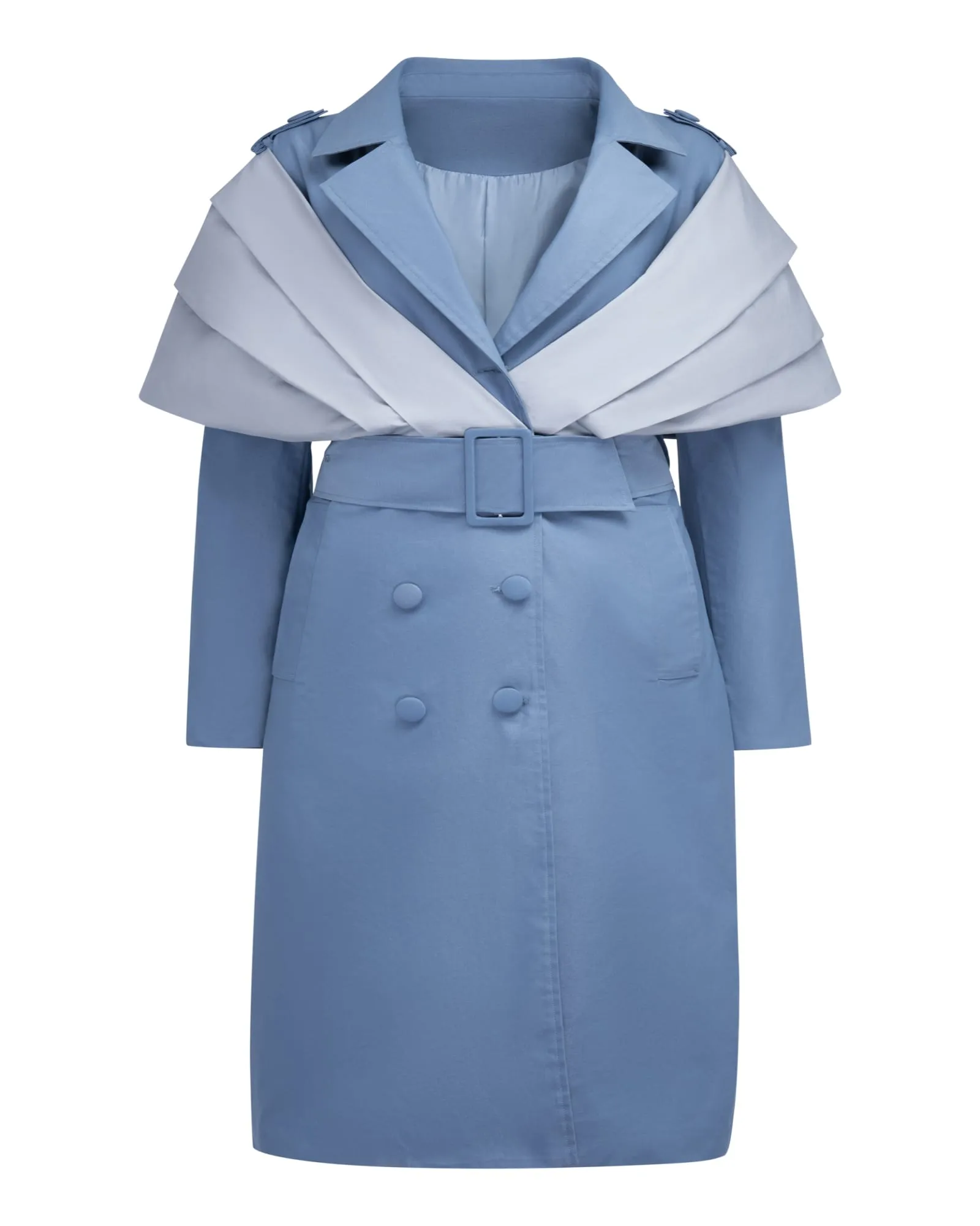 The Maya Trench Coat | Blue