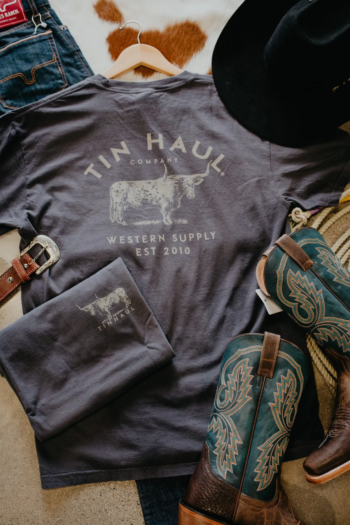 Tin Haul Supply Bull Unisex T-Shirt (S - 2XL)