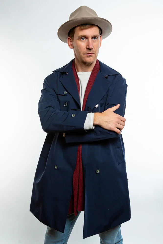 Trench Coat - Navy