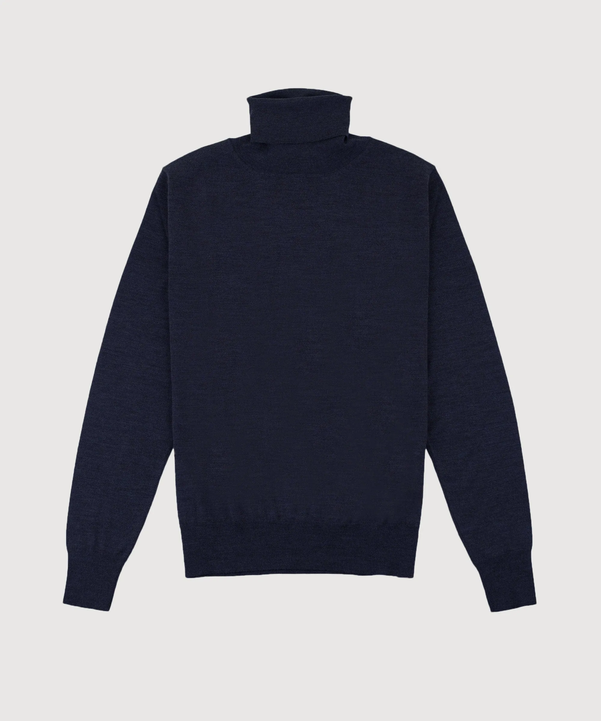 Wool Silk Rollneck Sweater